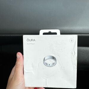 NEW Oura Ring 4 Size 8 Silver